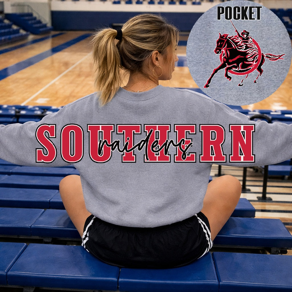 Oversized School + Mascot with Pocket