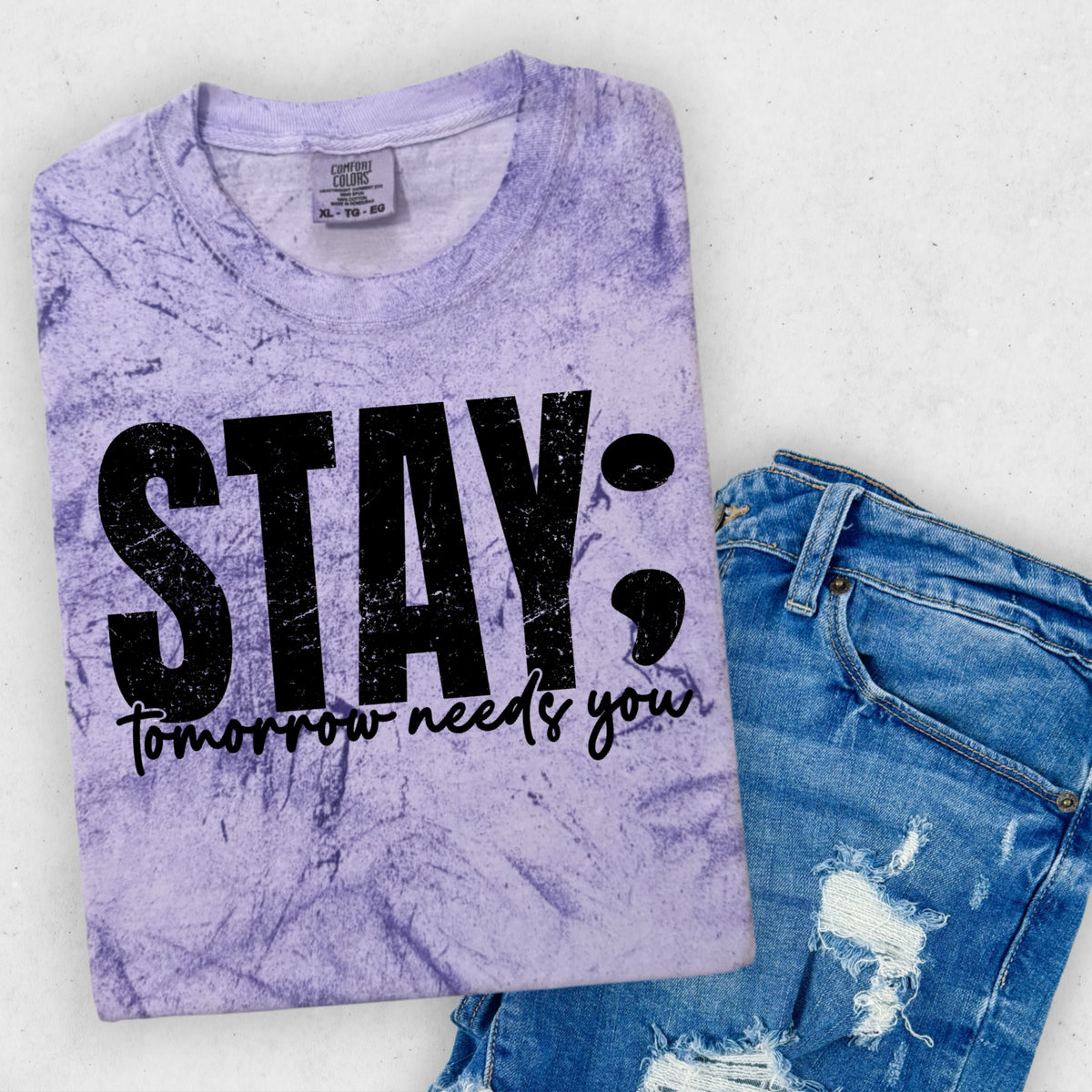 Stay; tomorrow needs you.