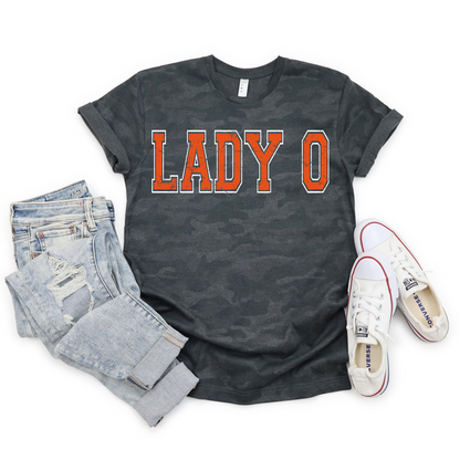 BLACK STORM CAMO VARSITY TEE