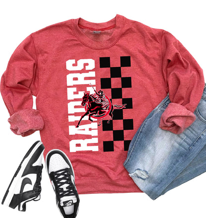 Vertical Mascot Checkered