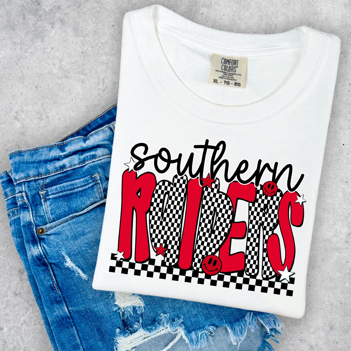 Checkered Fun Mascot
