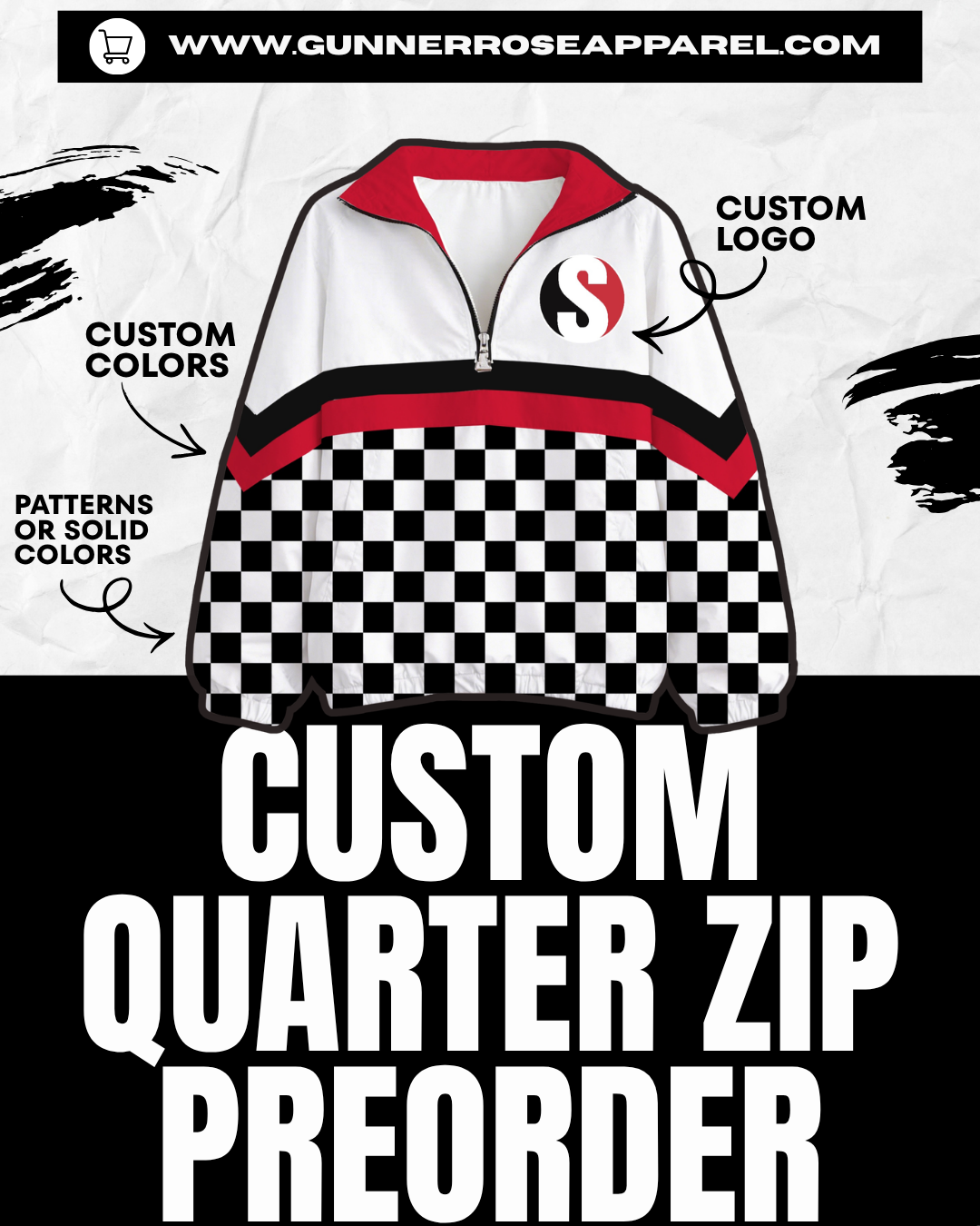 Custom Logo Quarter Zips